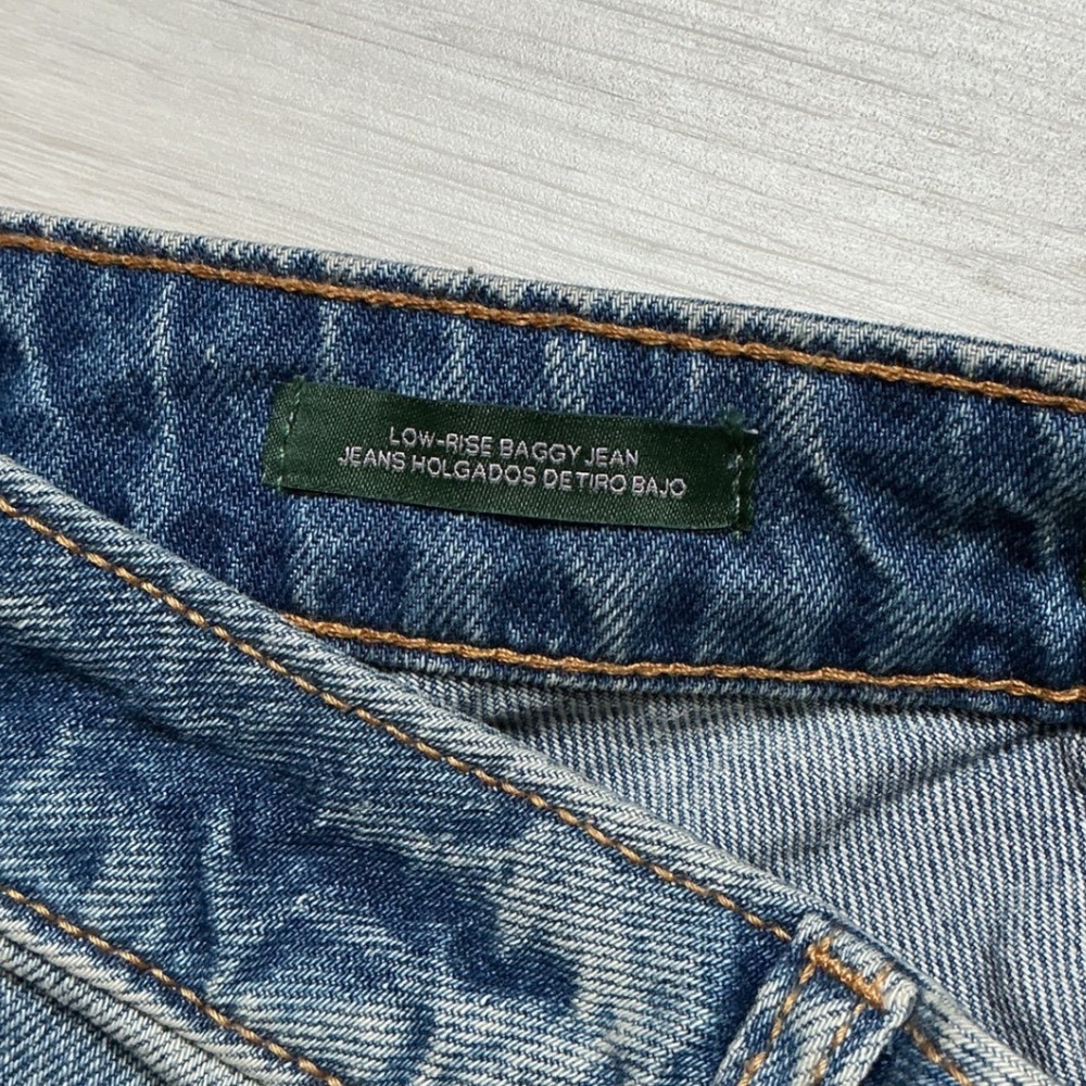 Wild Fable Low-Rise Baggy Jeans Women 4 Blue New With Tags - Picture 8 of 9